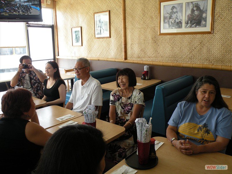 Waiting for food at The Loft