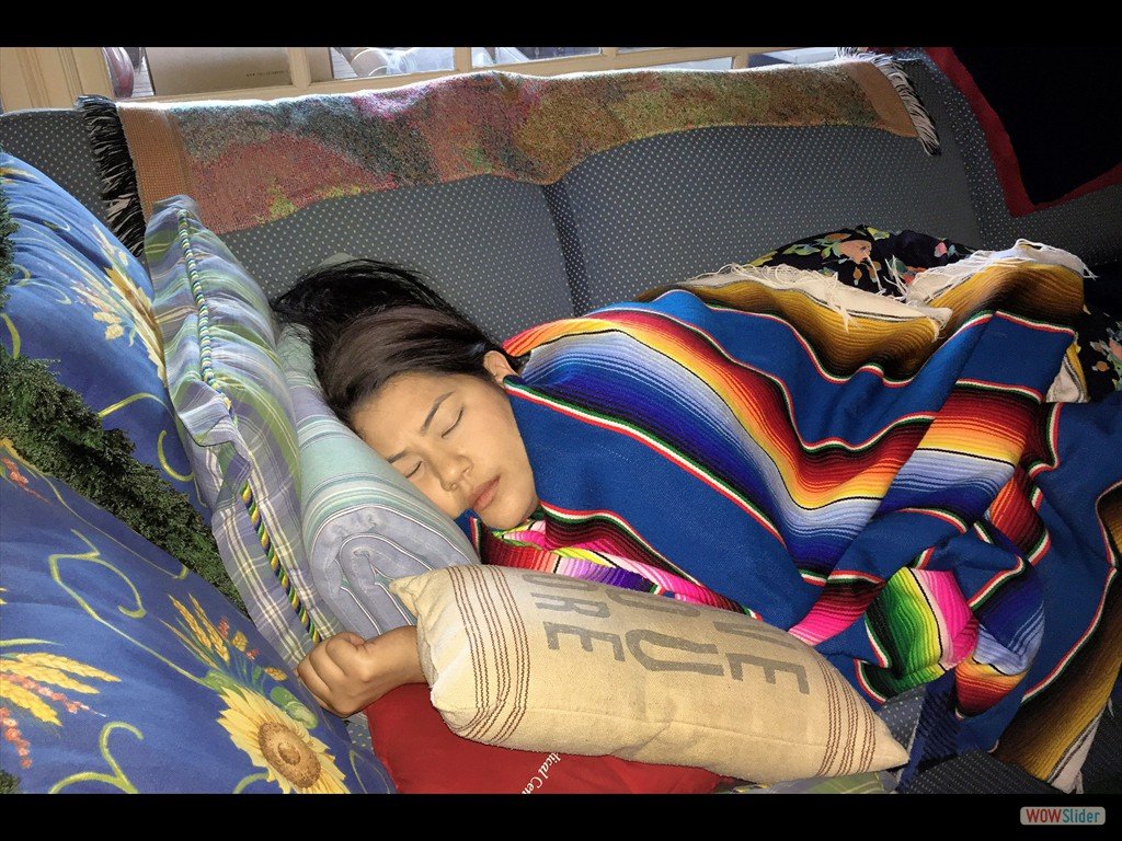 Kris enjoying Thanksgiving